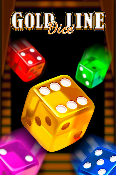 Gold Line Dice